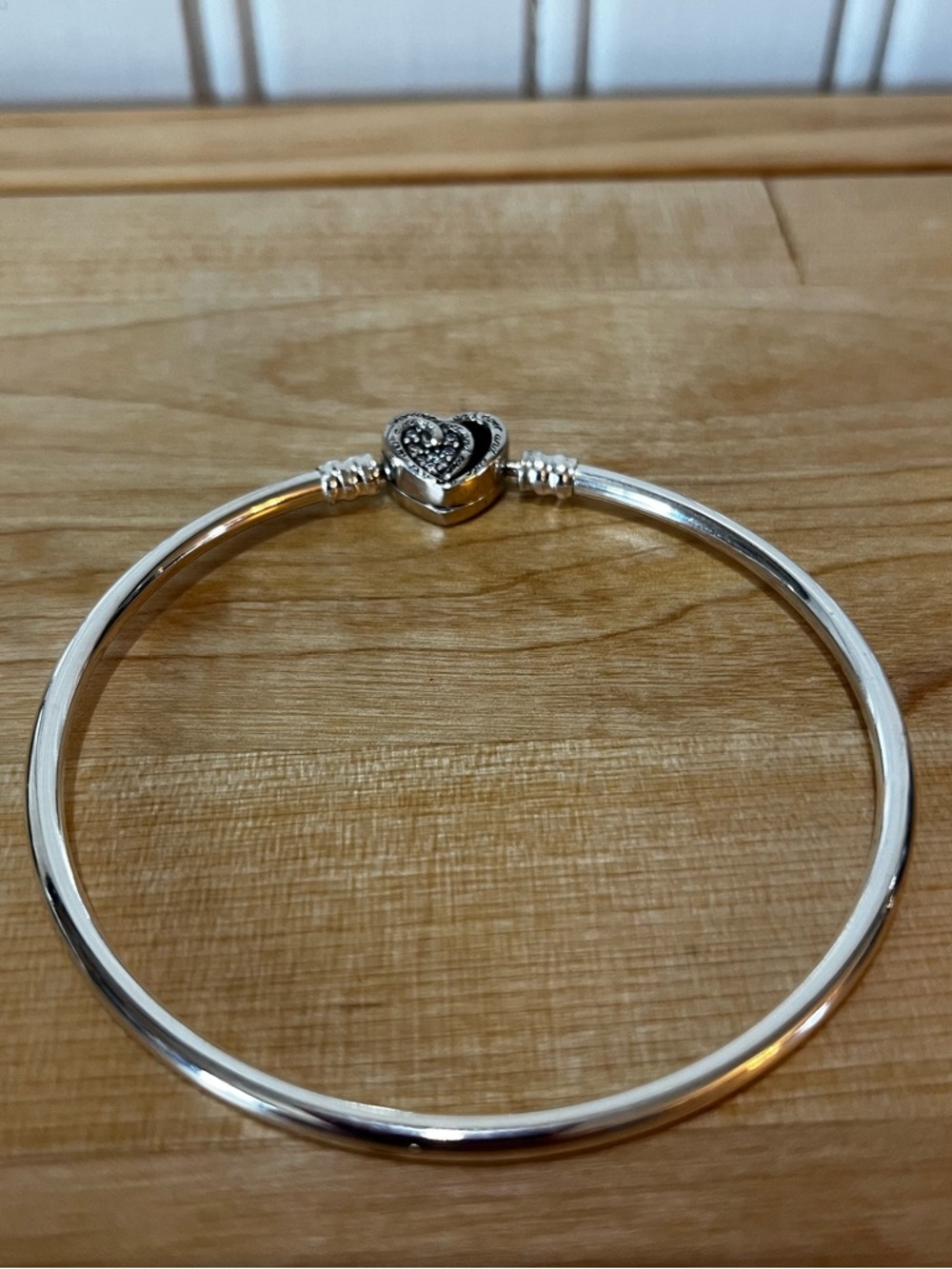 Heart Bangle Bracelet